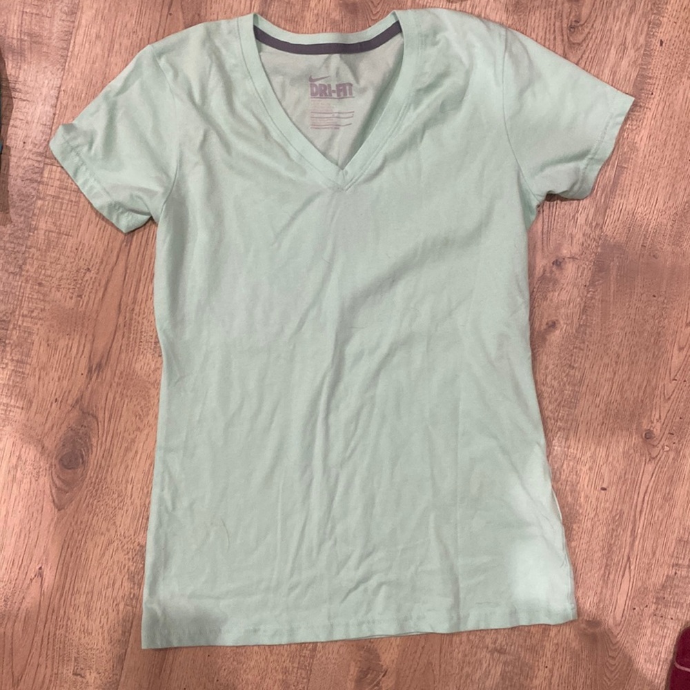 Nike dri- fit tshirt size medium mint green